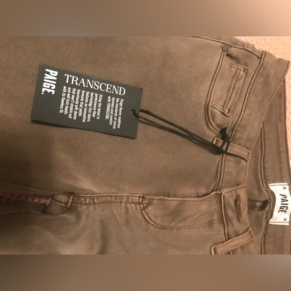 PAIGE olive green jeans - Picture 2 of 3